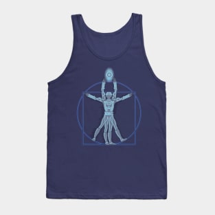 Vitruvian Tron Tank Top